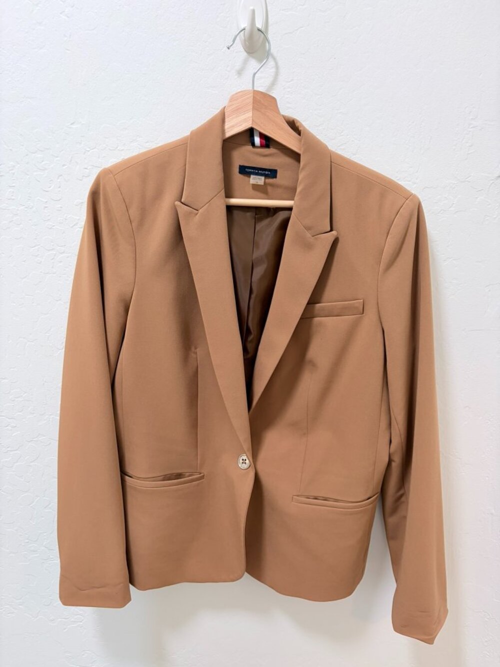 Tommy Hilfiger tan slim fit suit set
